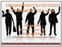 Celebrating CSD retirees